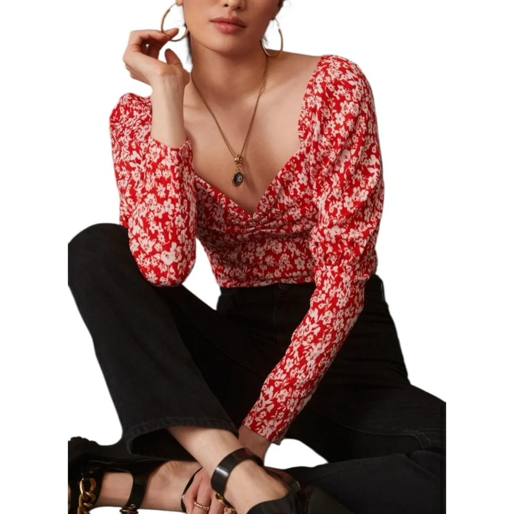 Anthropologie adorable red